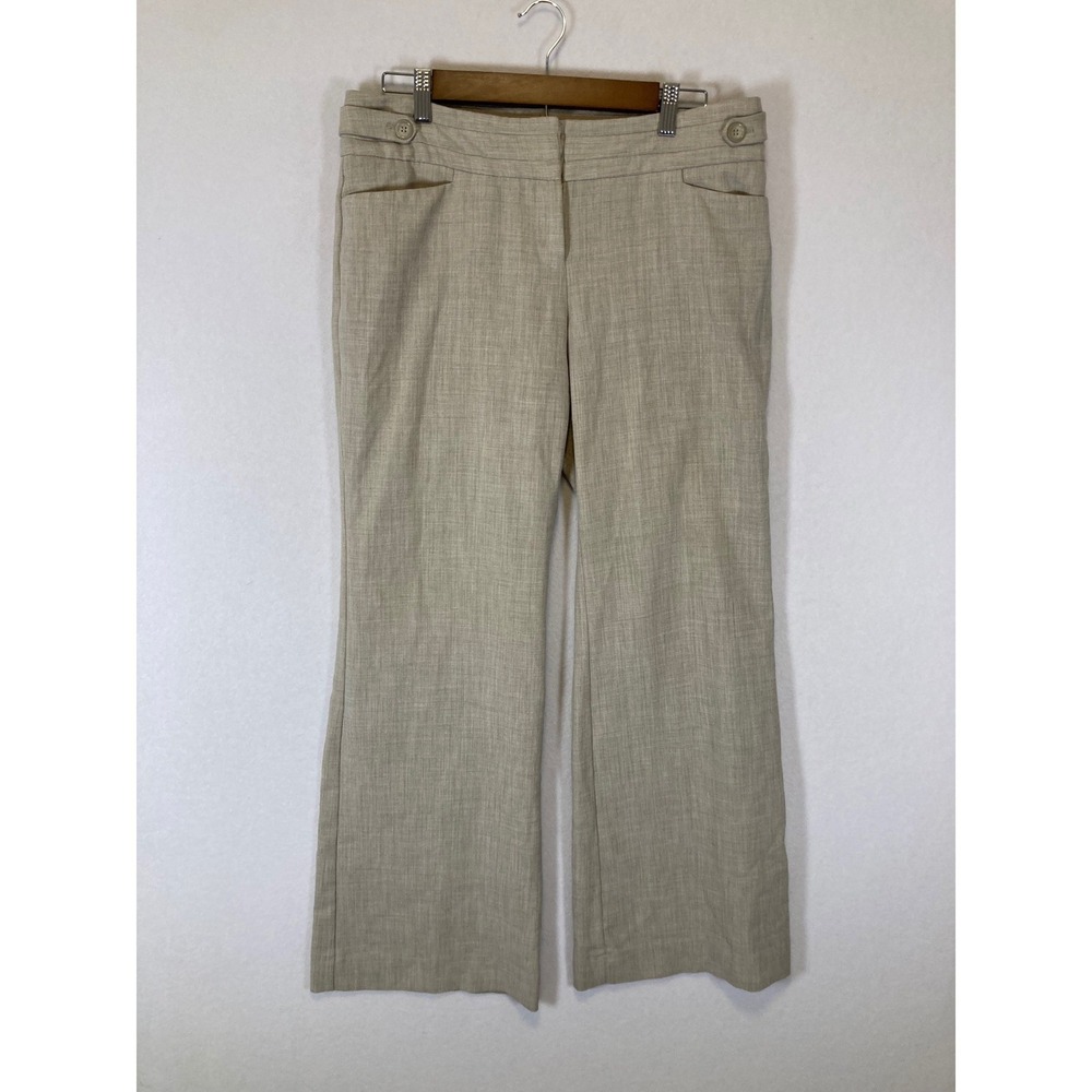 Professional The Limited Women 8R Beige Cassidy Fit Textured Flare Dress Pants